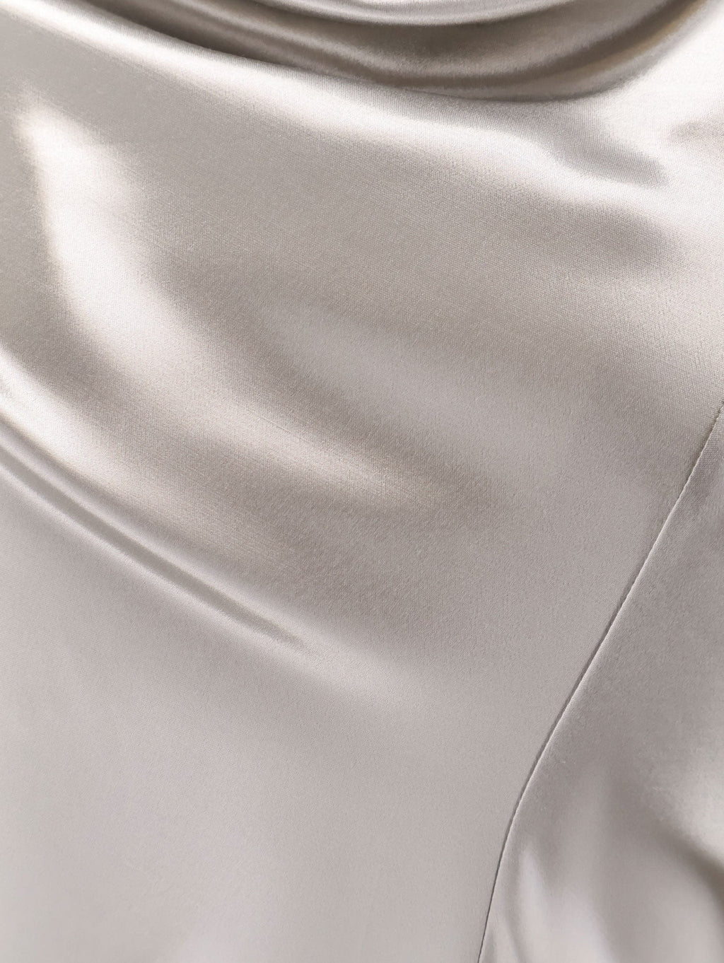 alberta ferretti Satin long dress