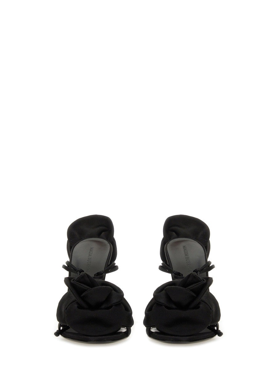 MAGDA BUTRYM SATIN SANDAL
