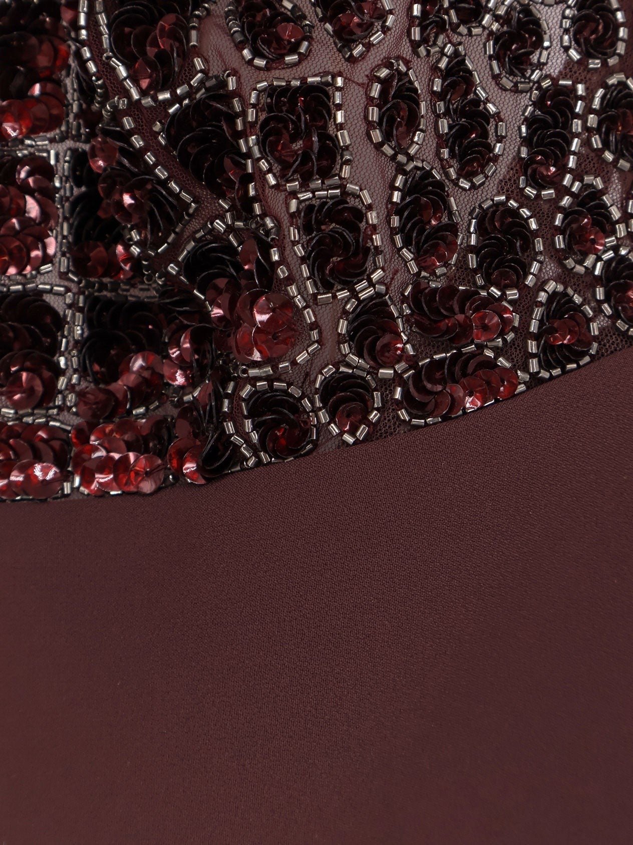 Elisabetta Franchi Satin suit with sewuins on the top