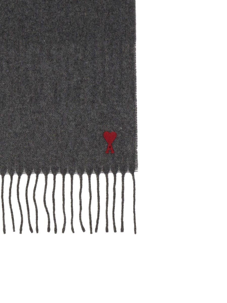 AMI PARIS WOOL SCARF