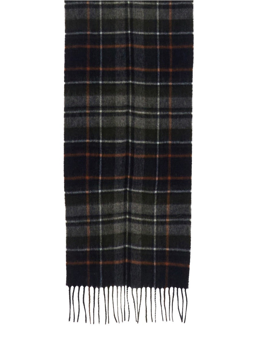 BARBOUR SCARF WITH CHECK PATTERN