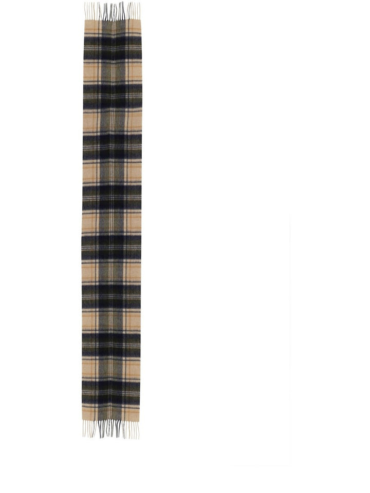 BARBOUR SCARF WITH CHECK PATTERN