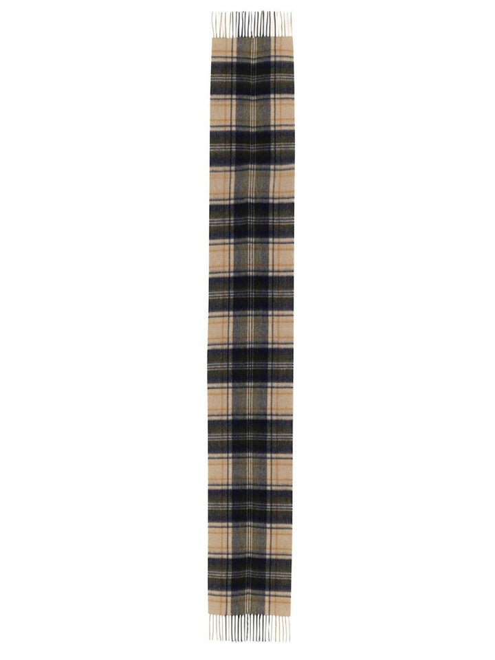 BARBOUR SCARF WITH CHECK PATTERN
