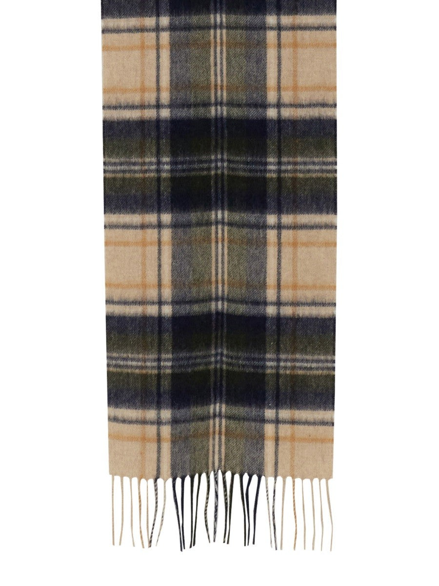 BARBOUR SCARF WITH CHECK PATTERN