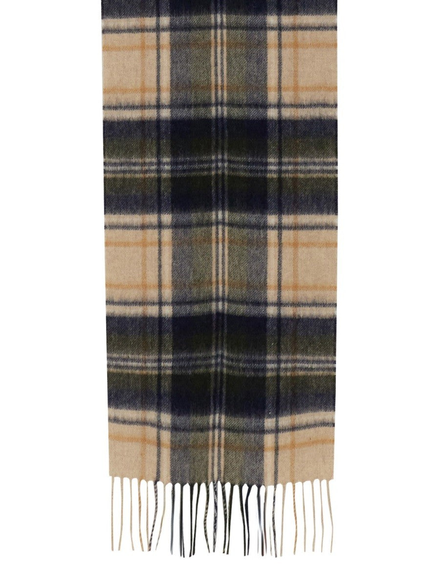 BARBOUR SCARF WITH CHECK PATTERN