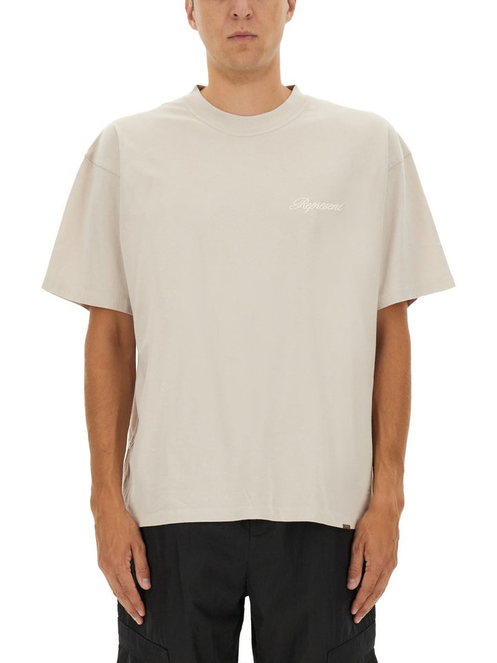 Represent SCRIPT LOGO T-SHIRT