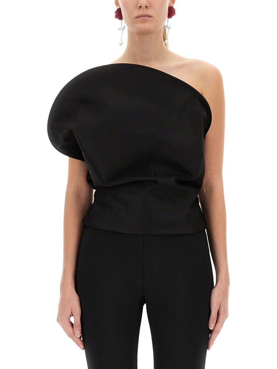 MAGDA BUTRYM SCULPTURAL BUSTIER TOP