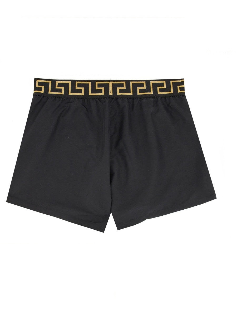 Versace SEA SHORTS WITH "GREEK" EDGE