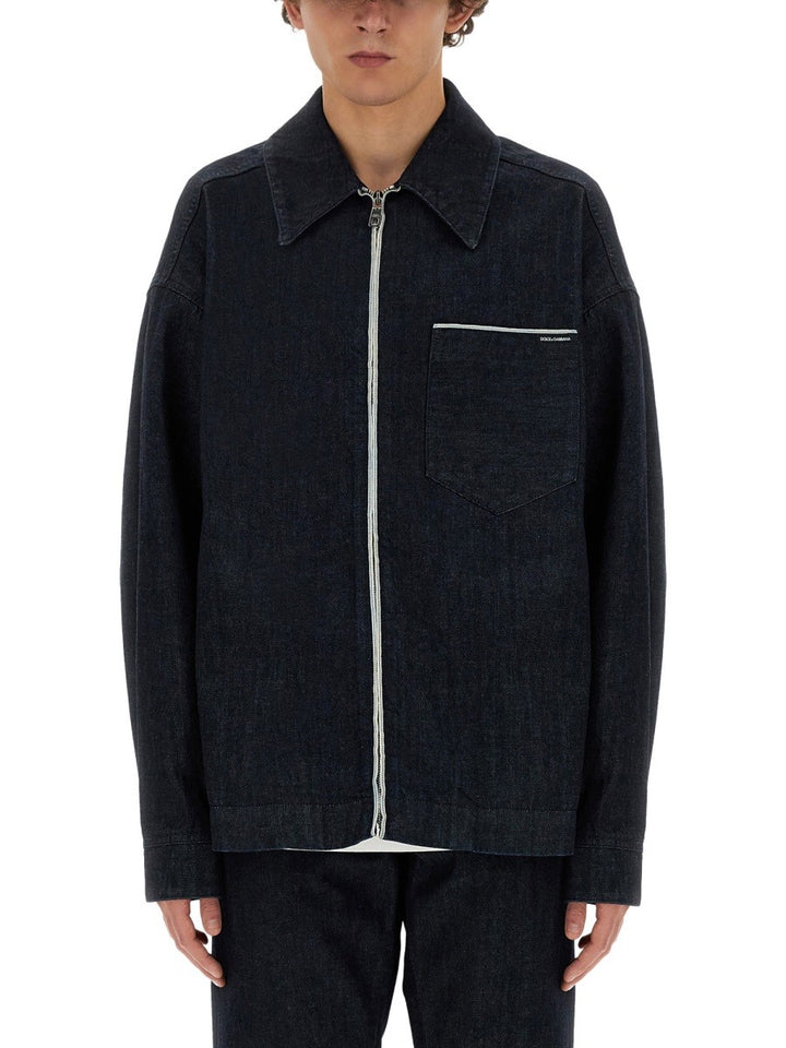 Dolce & Gabbana SELVEDGE DENIM BLOUSON