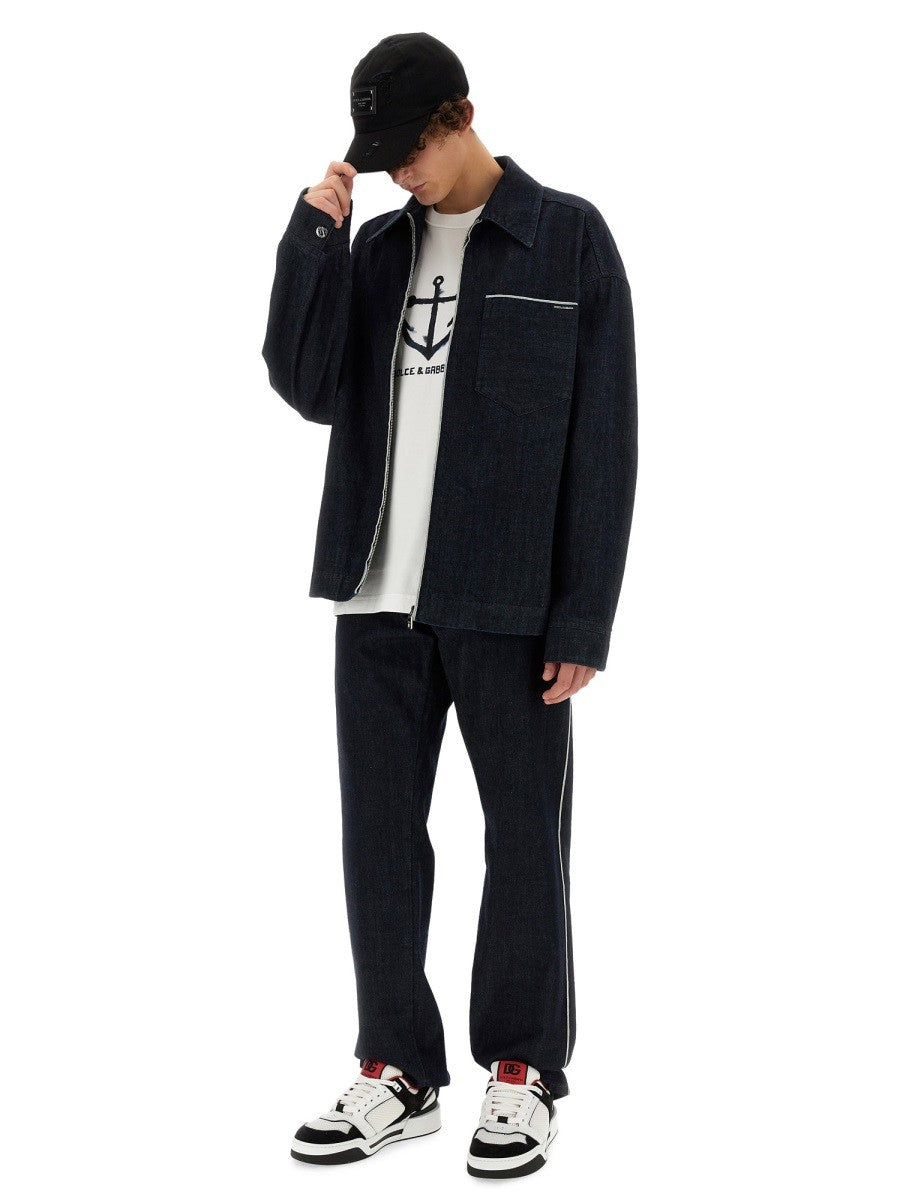 Dolce & Gabbana SELVEDGE DENIM BLOUSON