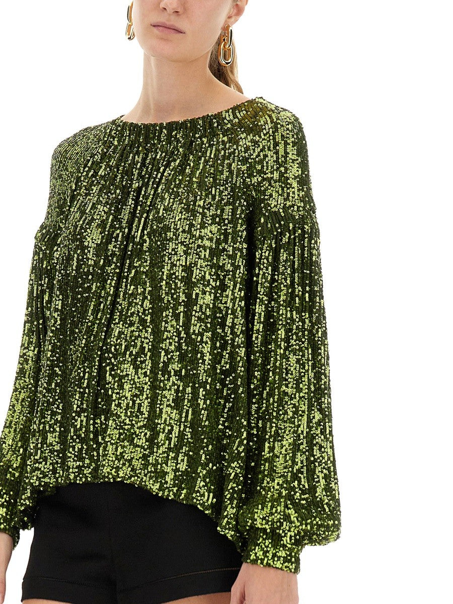 RABANNE SEQUIN BLOUSE