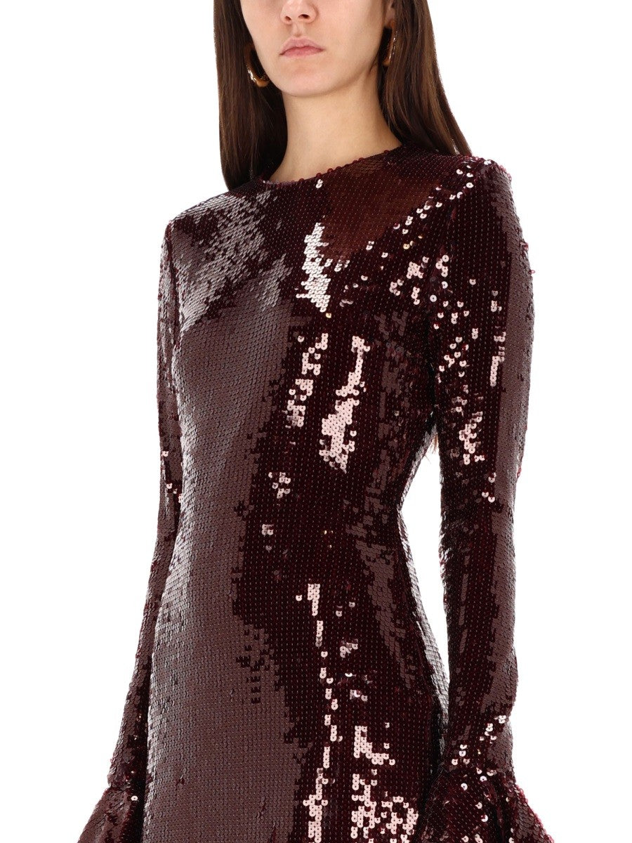 ROTATE BIRGER CHRISTENSEN SEQUINED MINI DRESS