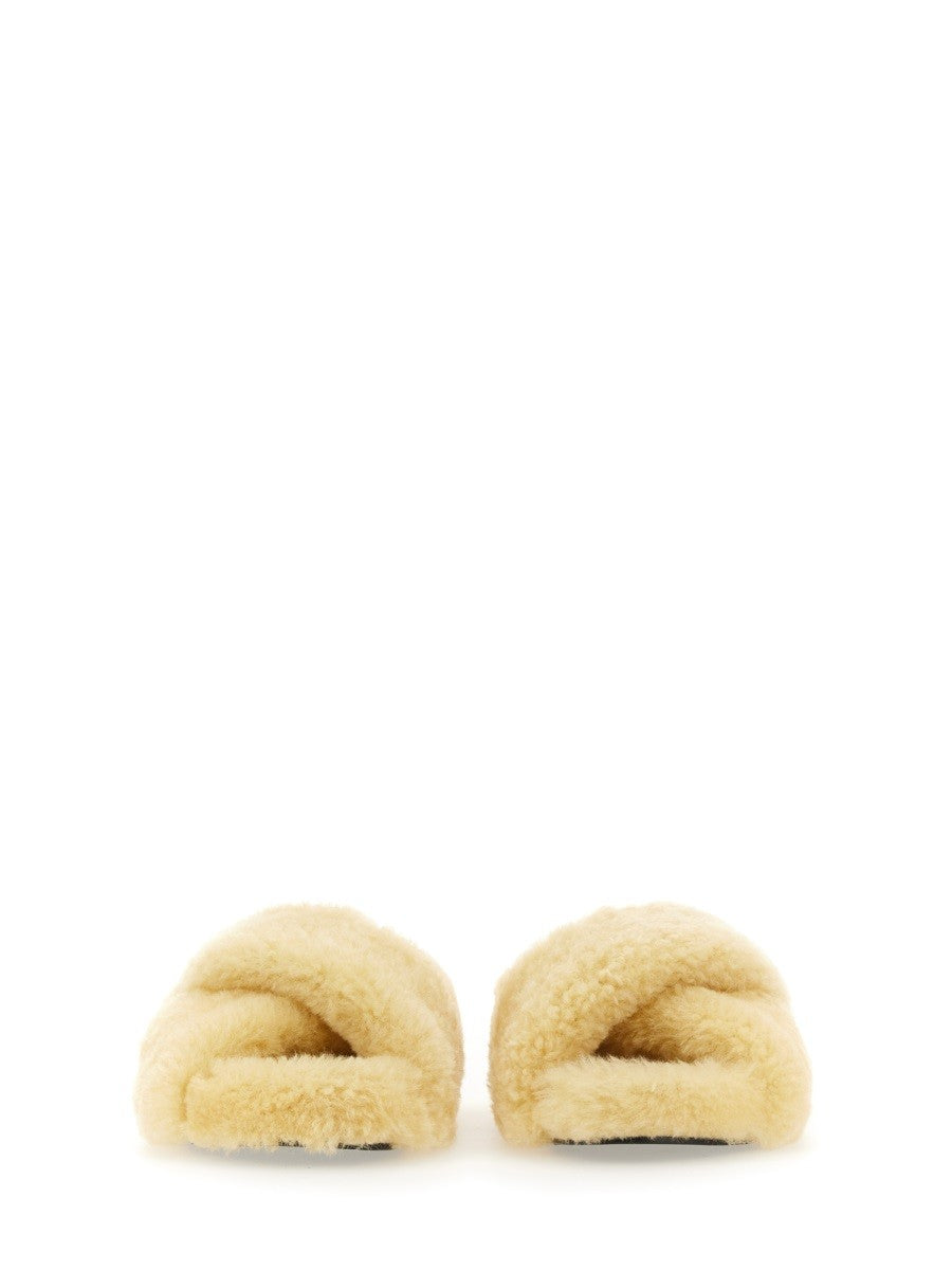 shearling-sandal
