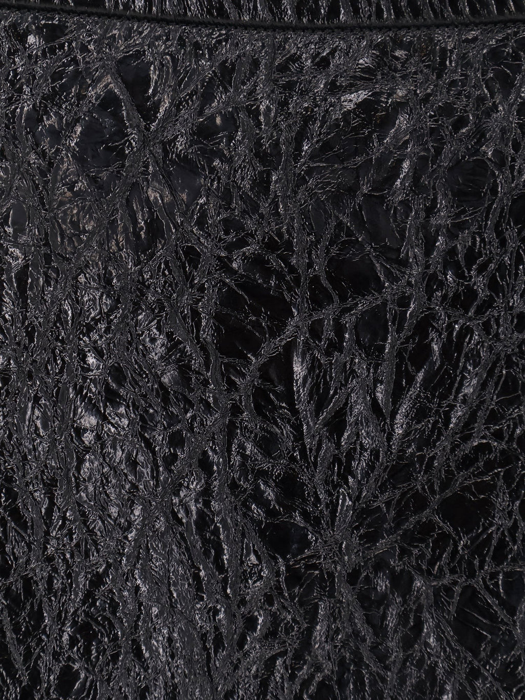 Gucci Shiny leather and neoprene skirt