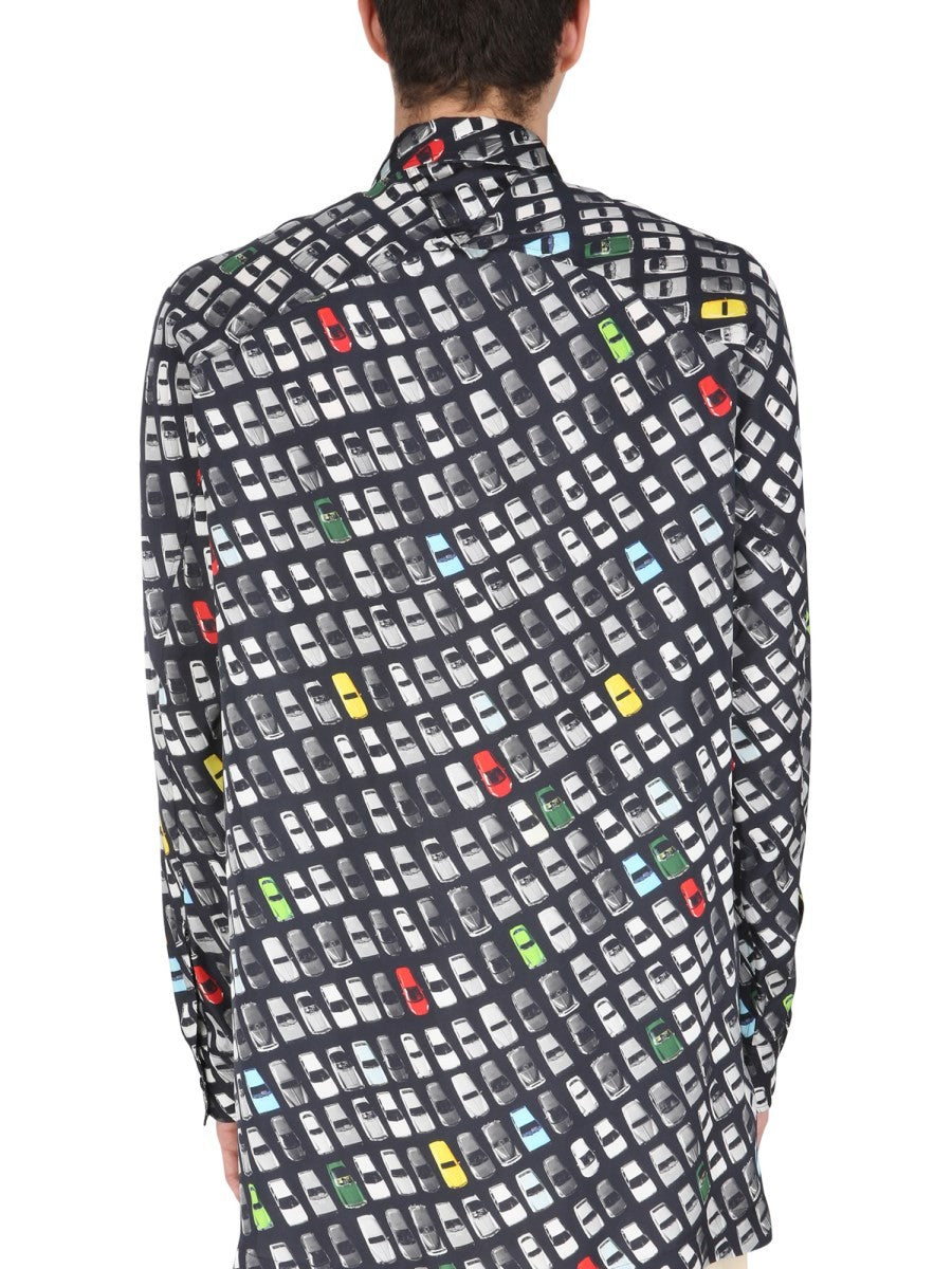 Bottega Veneta SHIRT WITH ALLOVER PRINT