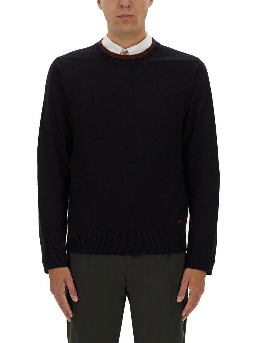 PS BY PAUL SMITH SHIRT WITH EMBROIDERED LOGO