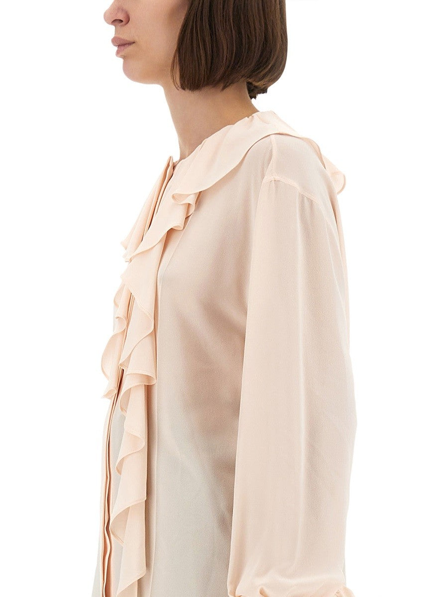 Alexander Mcqueen SHIRT WITH RUFFLES