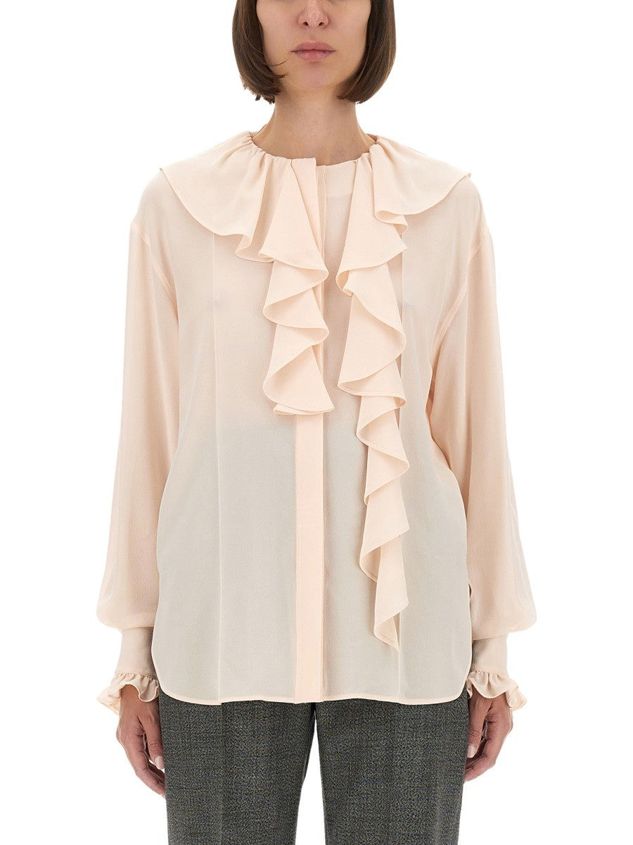 Alexander Mcqueen SHIRT WITH RUFFLES