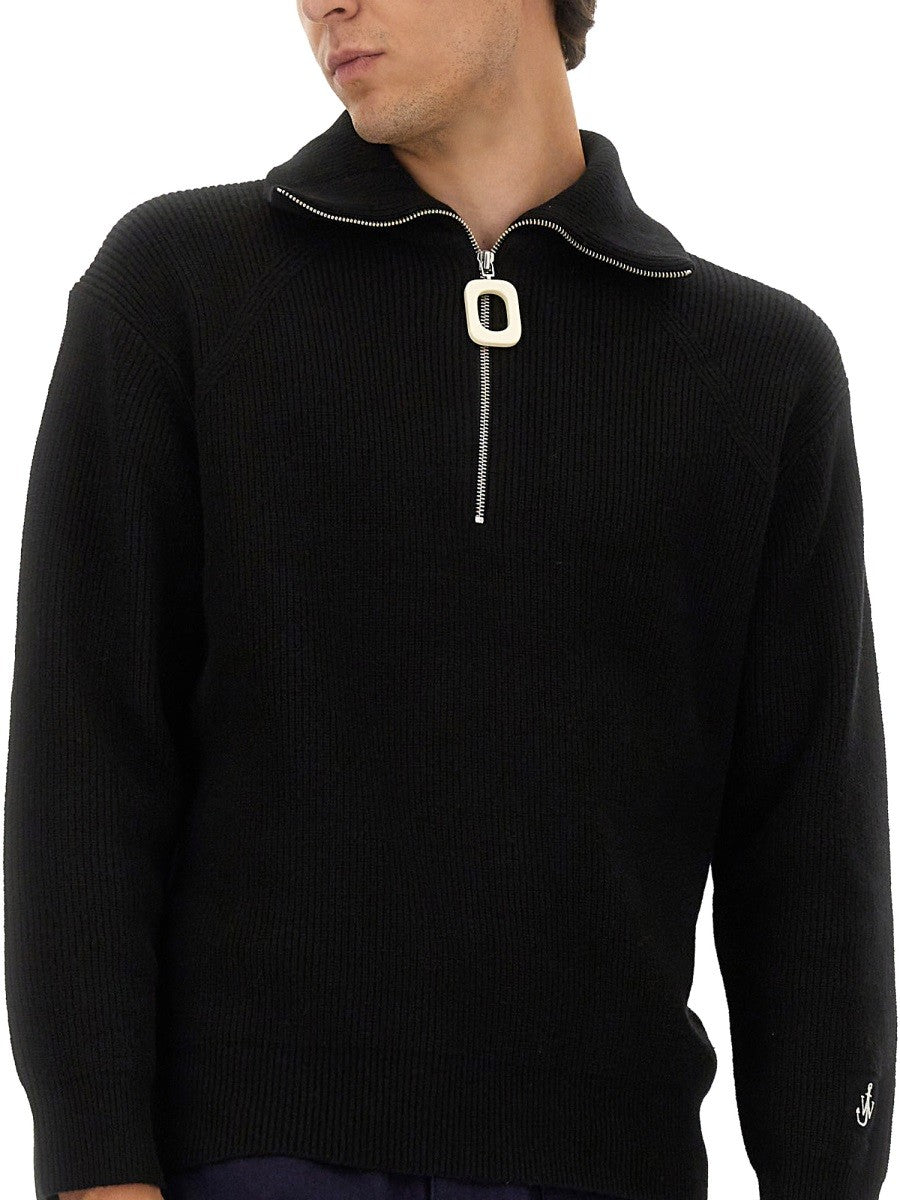 jw anderson HALF ZIPPER SHIRT