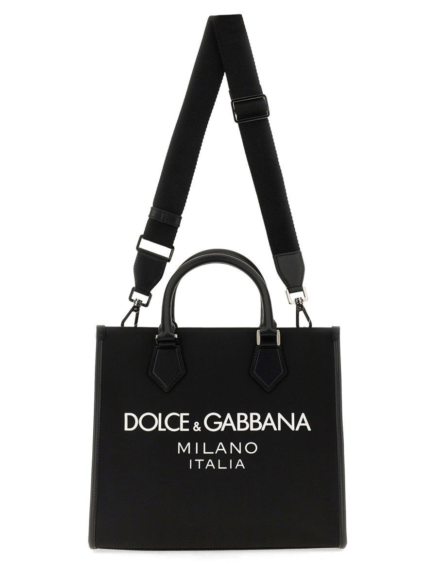 Dolce & Gabbana SHOPPING BAG WITH LOGO