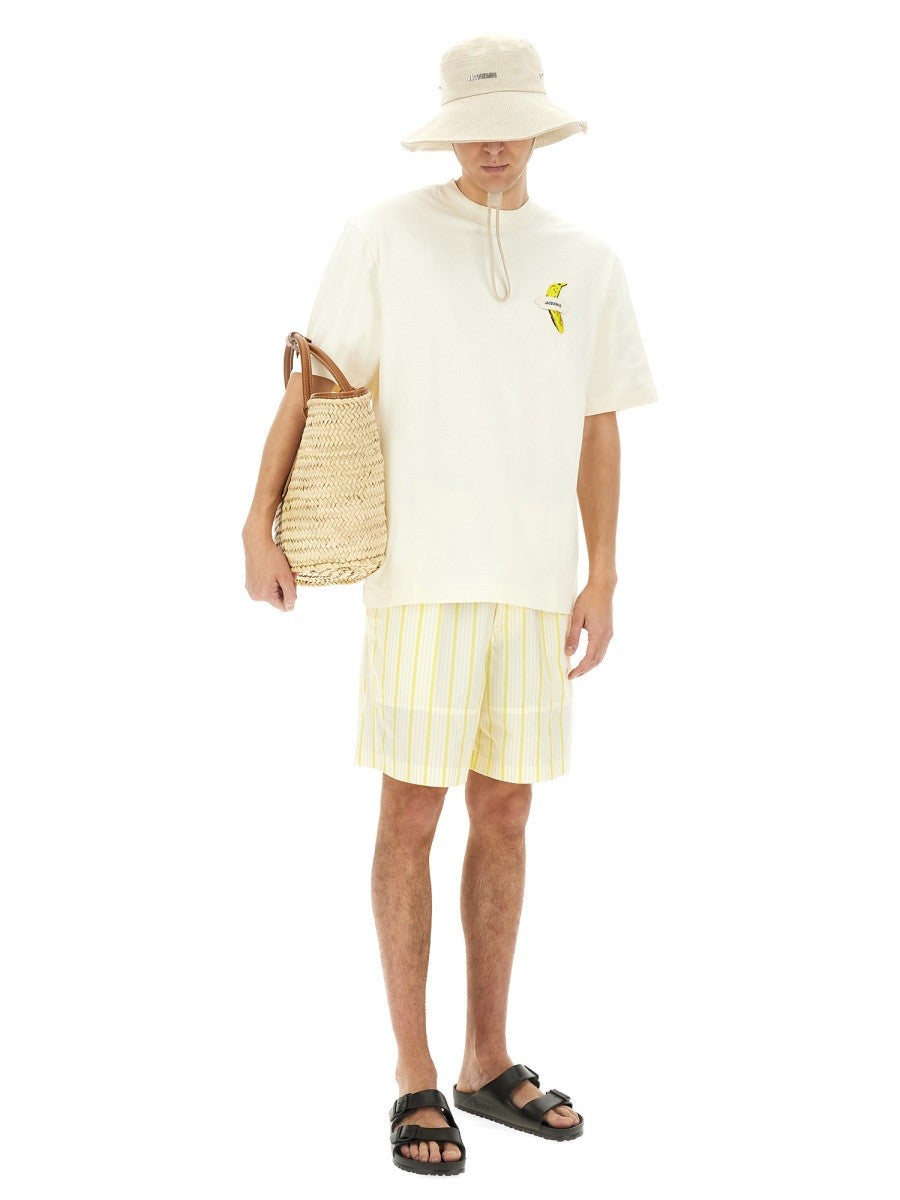 JACQUEMUS SHORT "ALOE"