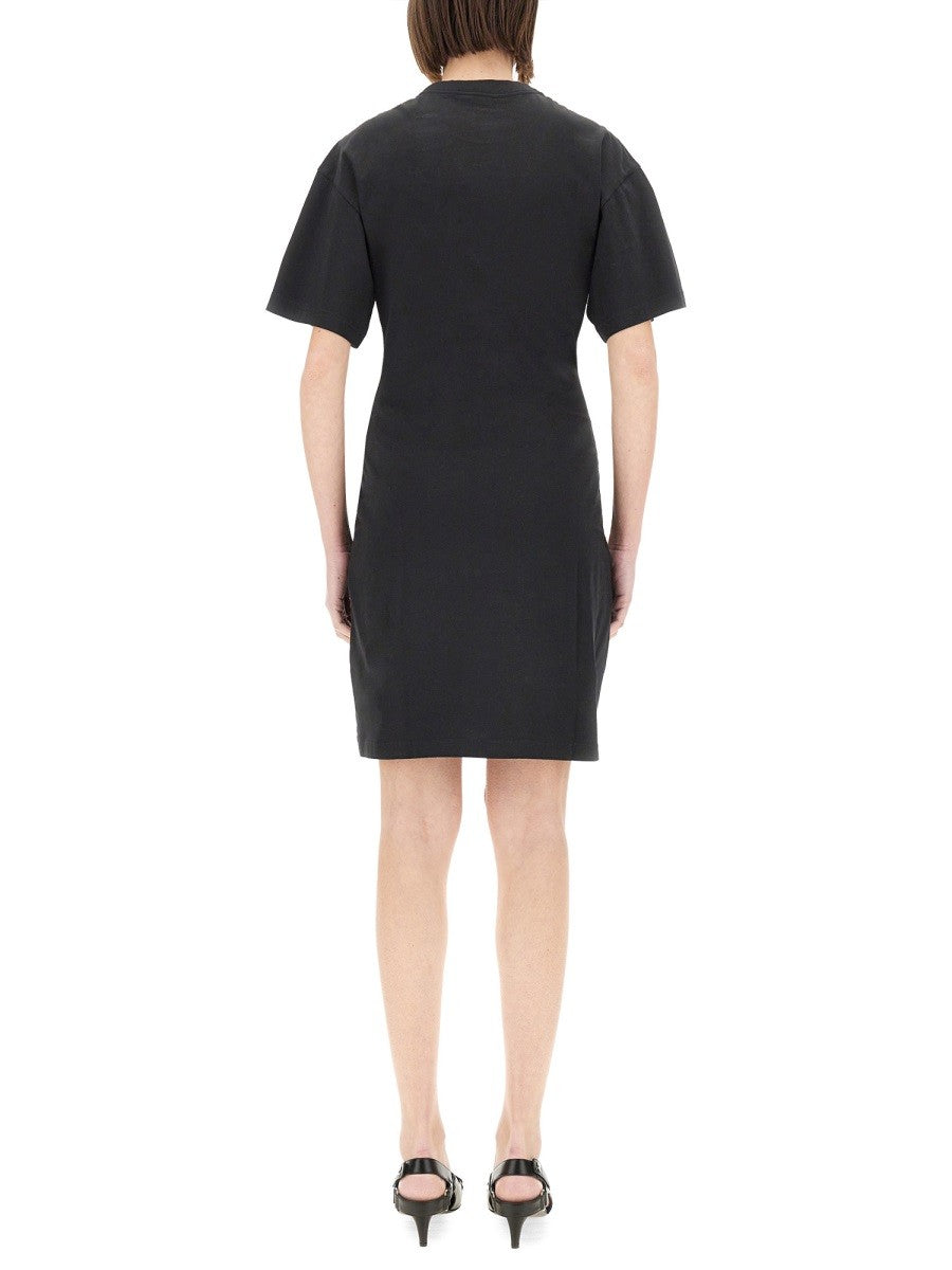 COURREGES SHORT COTTON DRESS