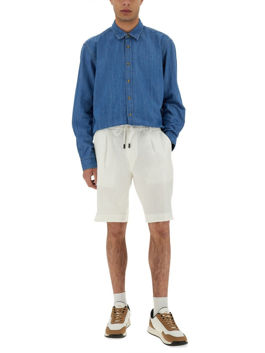 BOSS CAMEL SHORT "L-PEETL-PL-RDS-S-252"