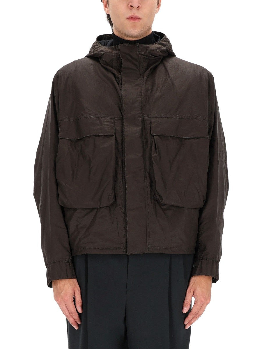 LEMAIRE SHORT RAIN PARKA