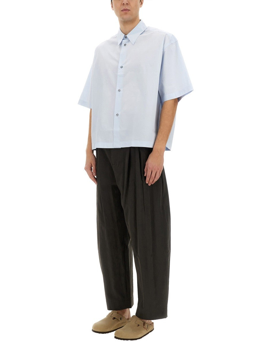 STUDIO NICHOLSON SHORT-SLEEVED BOXY SHIRT