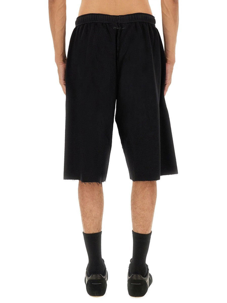 MM6 MAISON MARGIELA SHORTS WITH LOGO