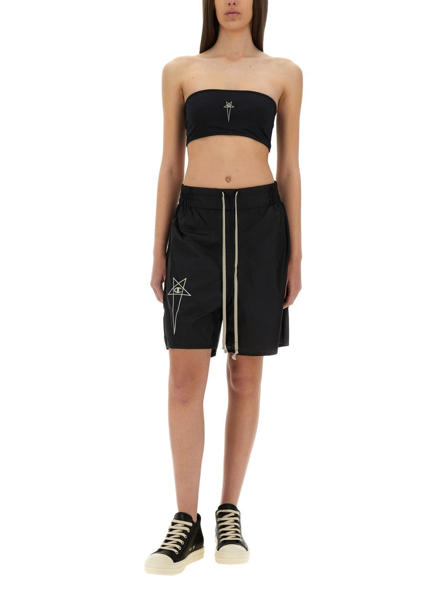 CHAMPION X RICK OWENS SHORTS WITH LOGO