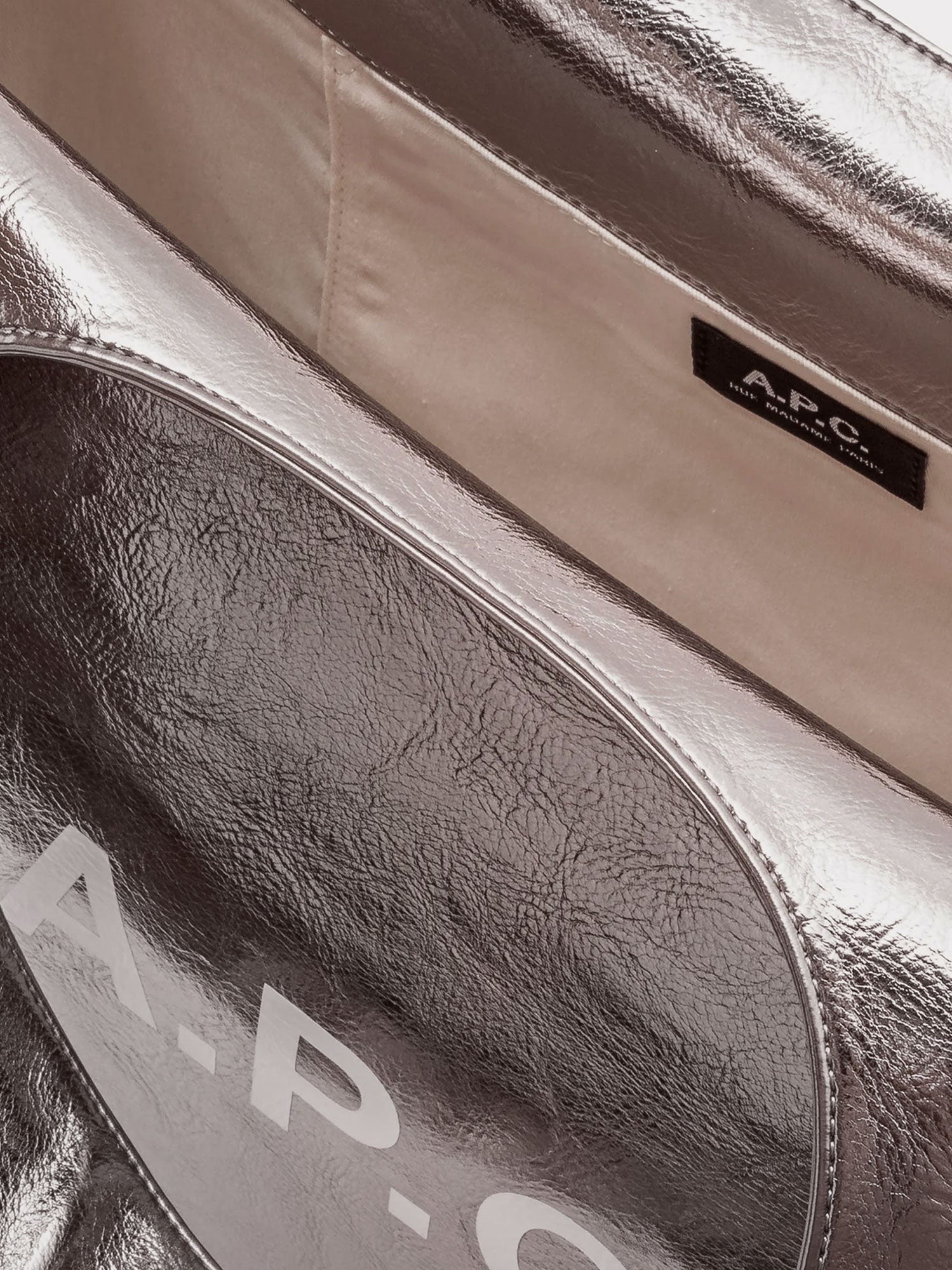 A.P.C. Shoulder bag with maxi logo print