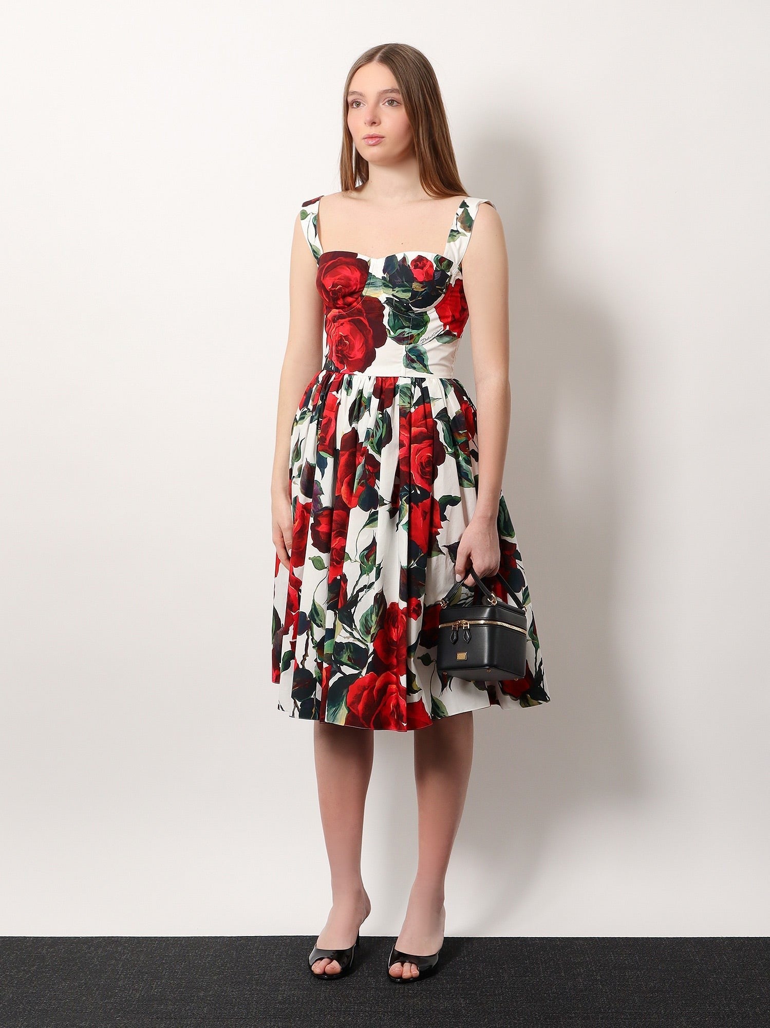 Dolce & Gabbana Sicily leather handbag with iconic logo plate