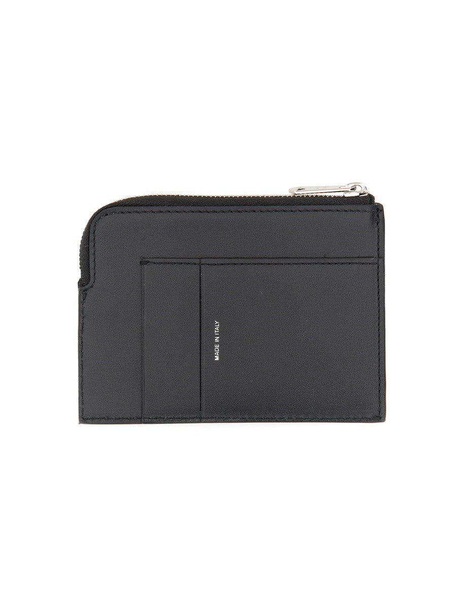 PAUL SMITH SIGNATURE STRIPE ZIPPER WALLET