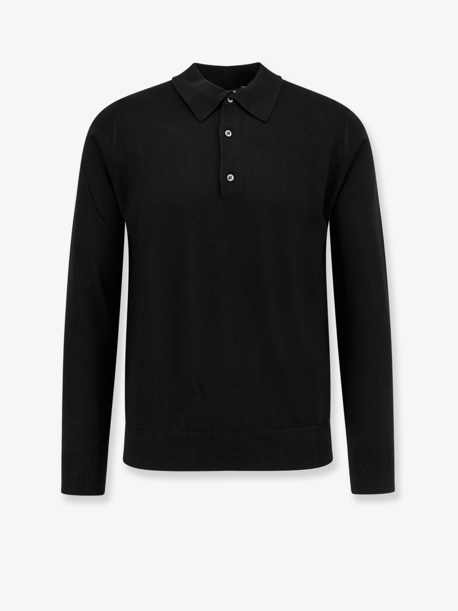 ALPHA-STUDIO Silk and cashmere polo shirt