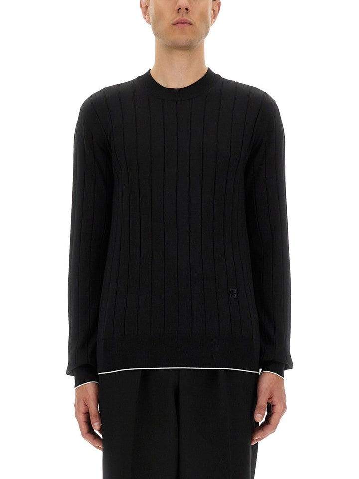 Balmain SILK AND COTTON KNIT