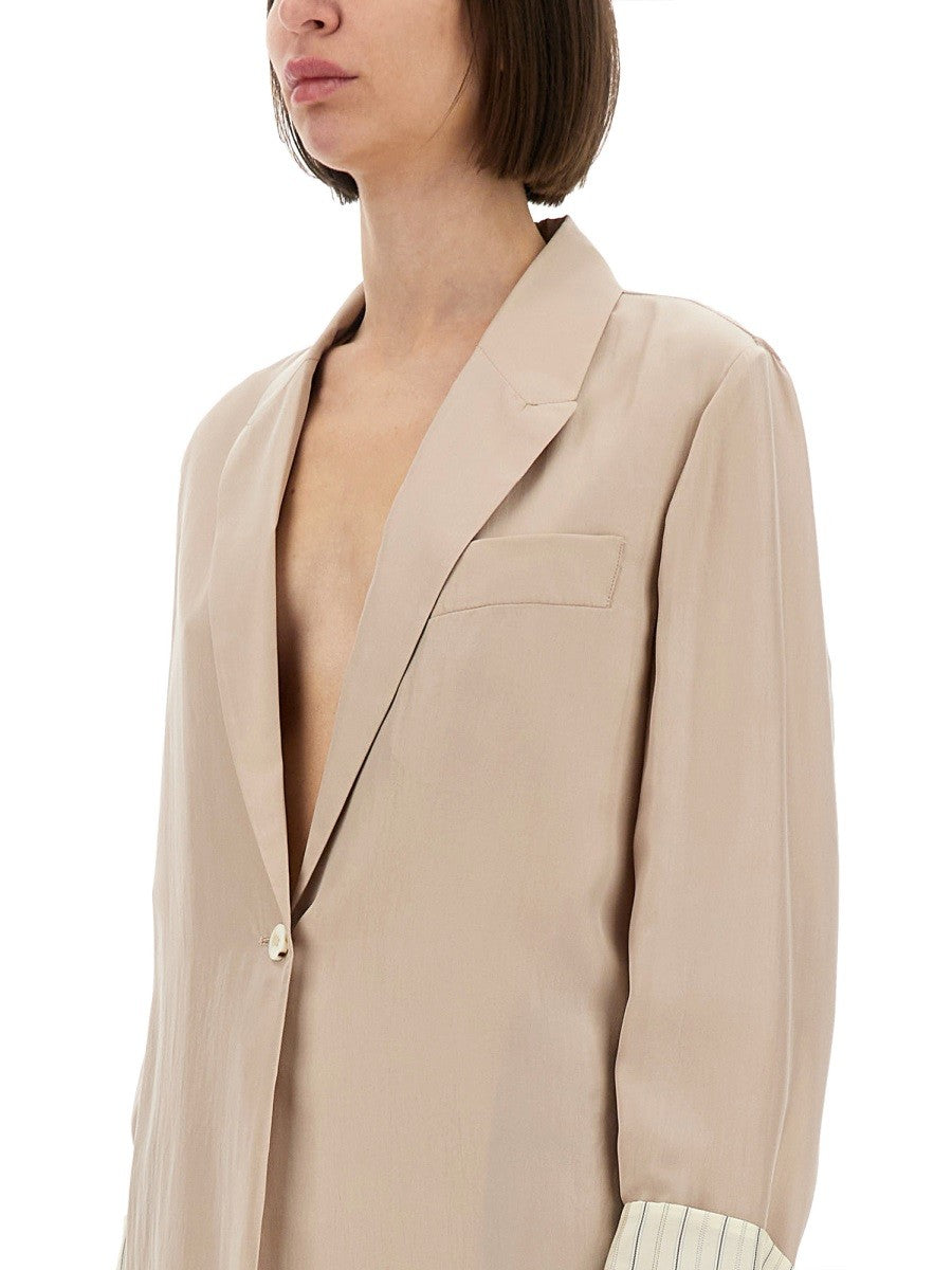 ALYSI SILK BLAZER