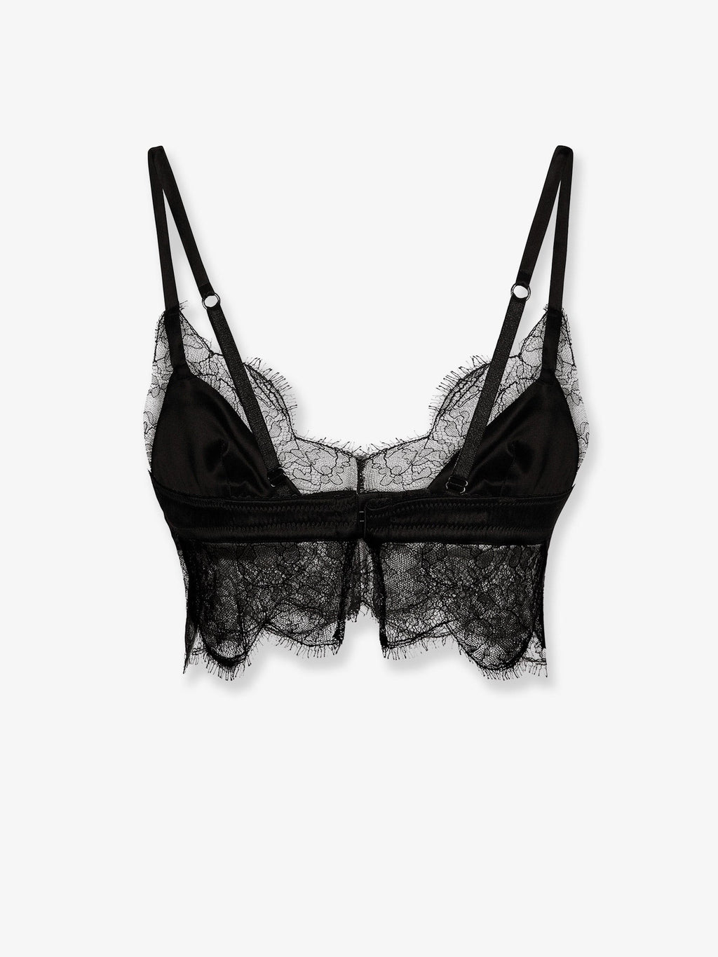 Dolce & Gabbana Silk bra with lace inserts