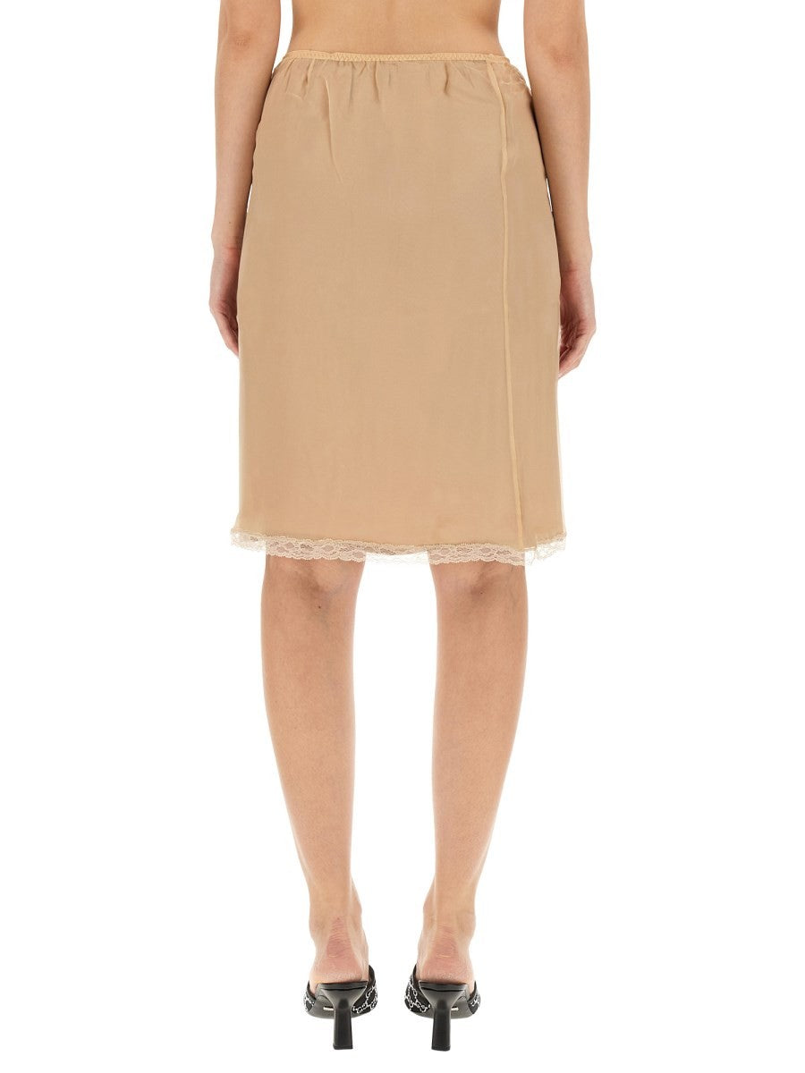 Gucci SILK CHIFFON SKIRT