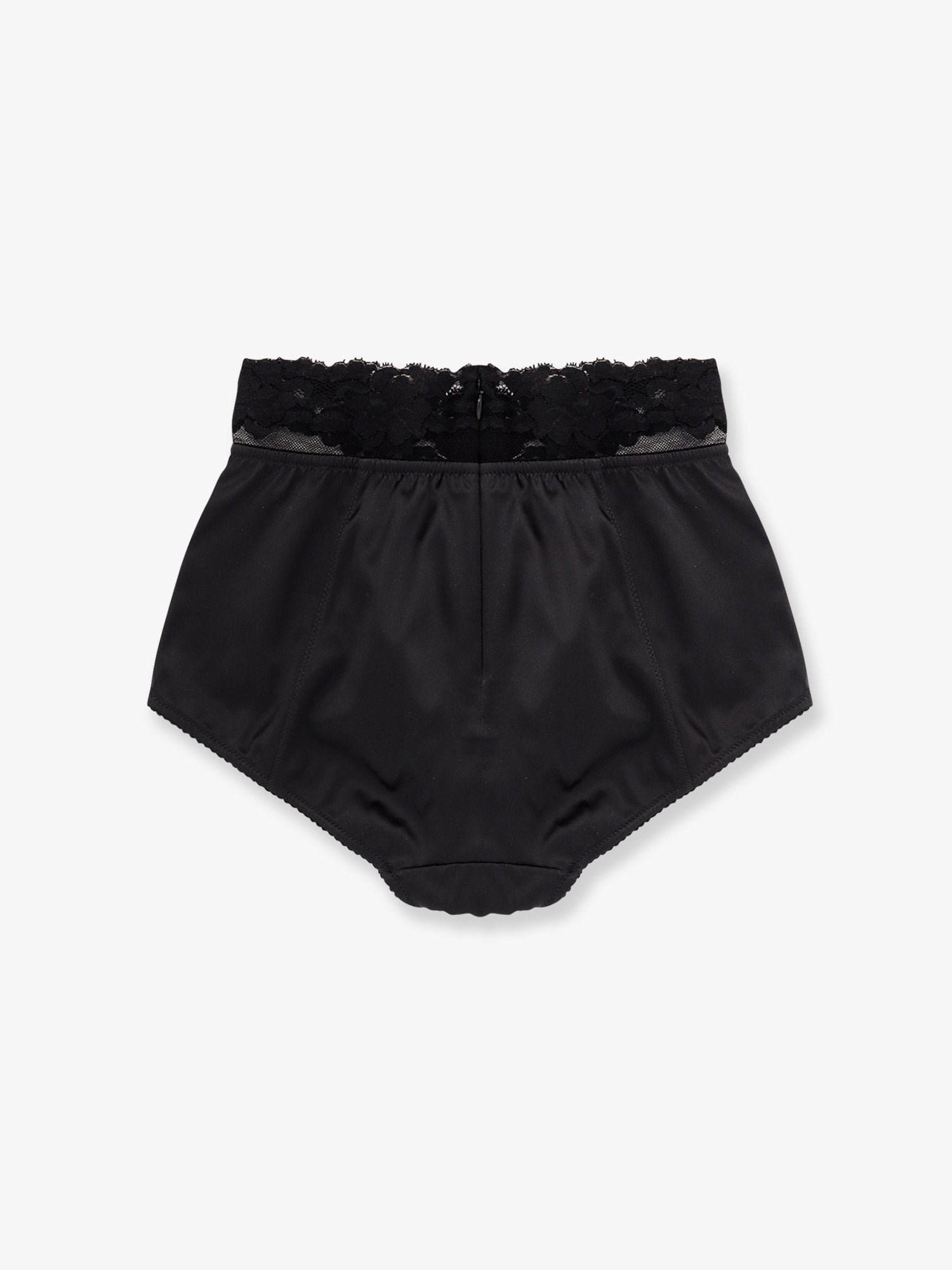 Dolce & Gabbana Silk coulotte with lace inserts