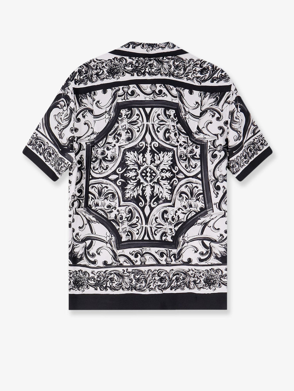 Dolce & Gabbana Silk shirt with Maiolica print