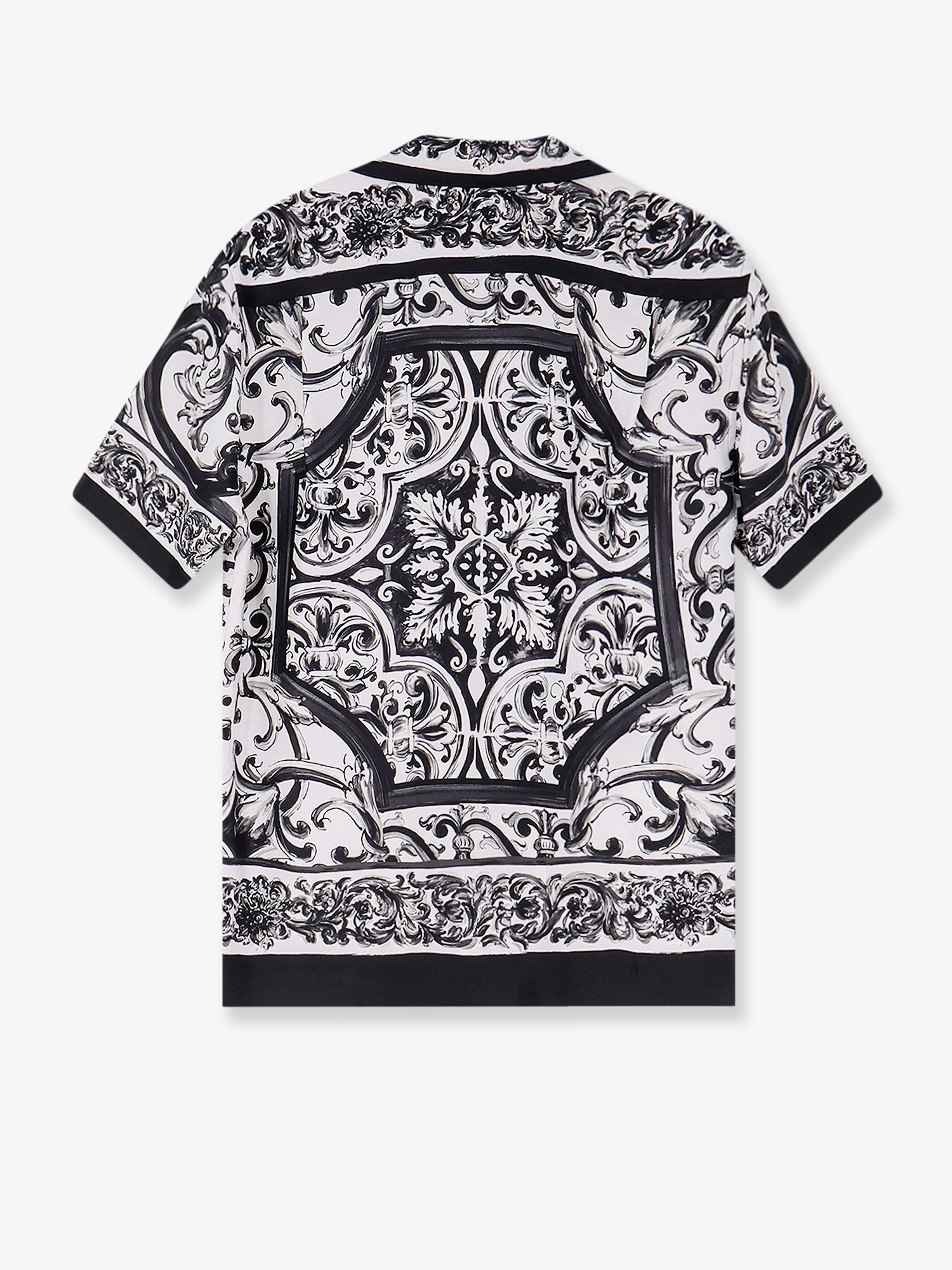 Dolce & Gabbana Silk shirt with Maiolica print