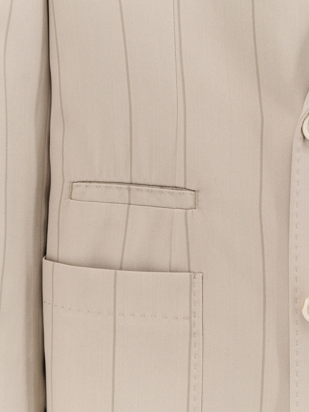 Brunello Cucinelli Silk suit with pinstripe motif