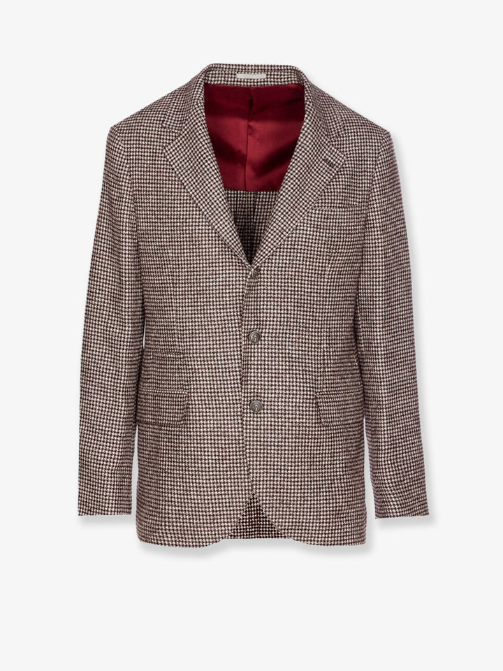 Brunello Cucinelli Single-breasted wool and alpaca blazer