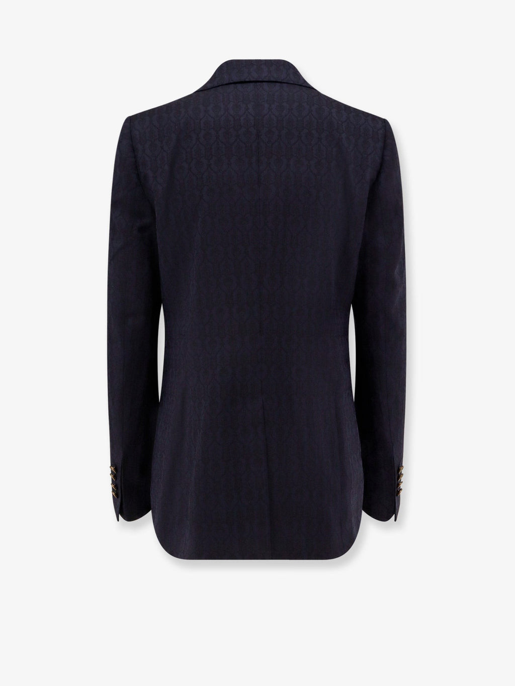 Etro Single-breasted wool blazer with iconic pattern