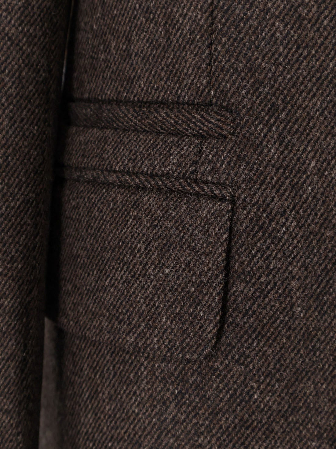 Zegna Single-breasted wool coat