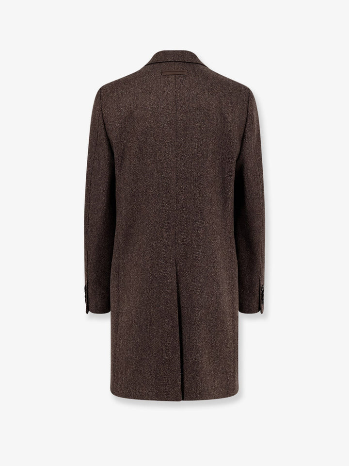 Zegna Single-breasted wool coat