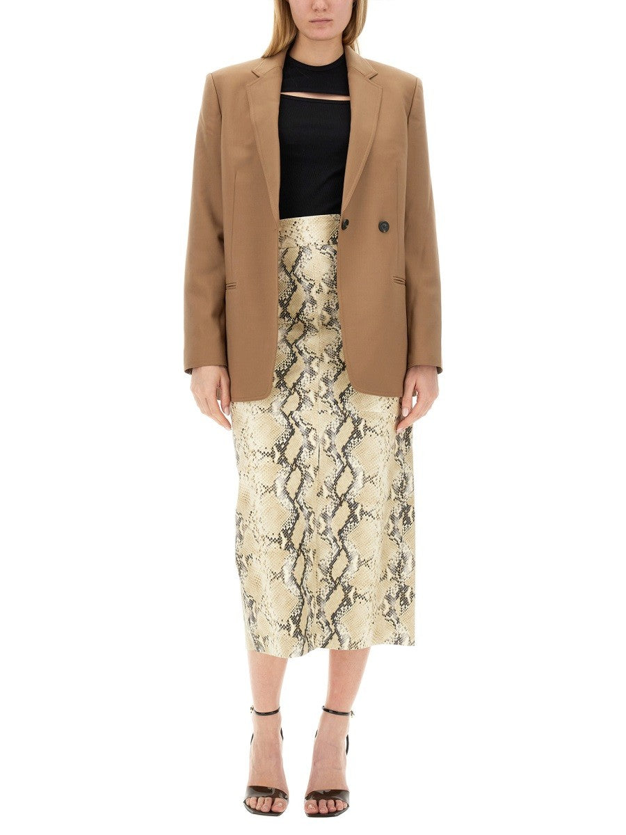 Helmut Lang SINGLE-DOUBLE BREASTED BLAZER