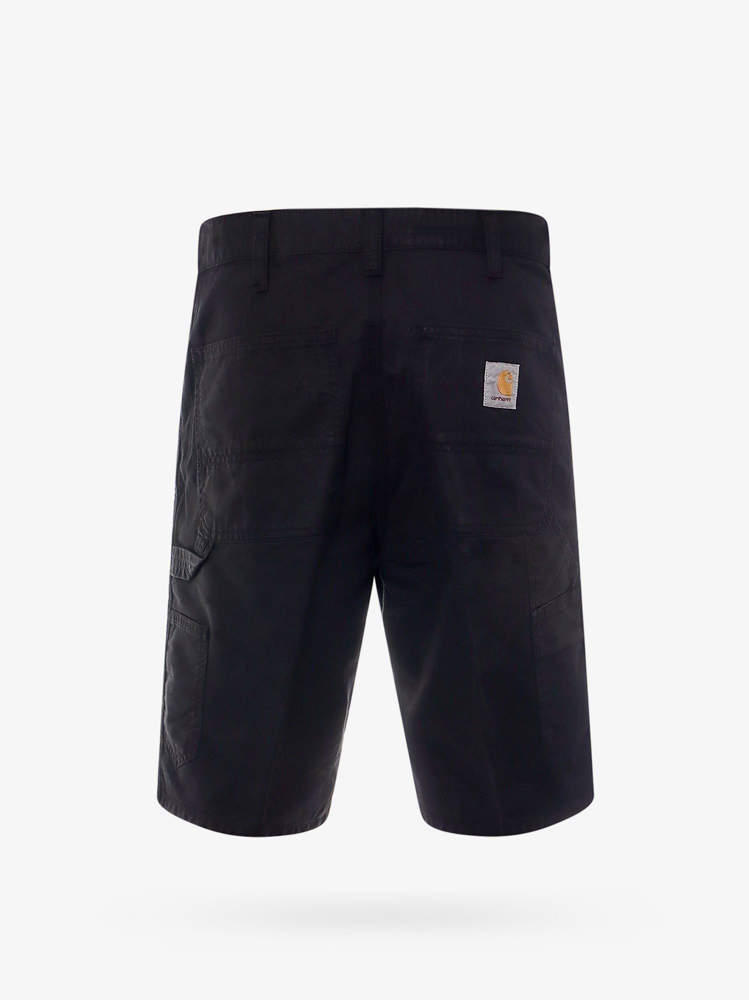 Carhartt Wip Single knee cotton bermuda shorts with logo patch