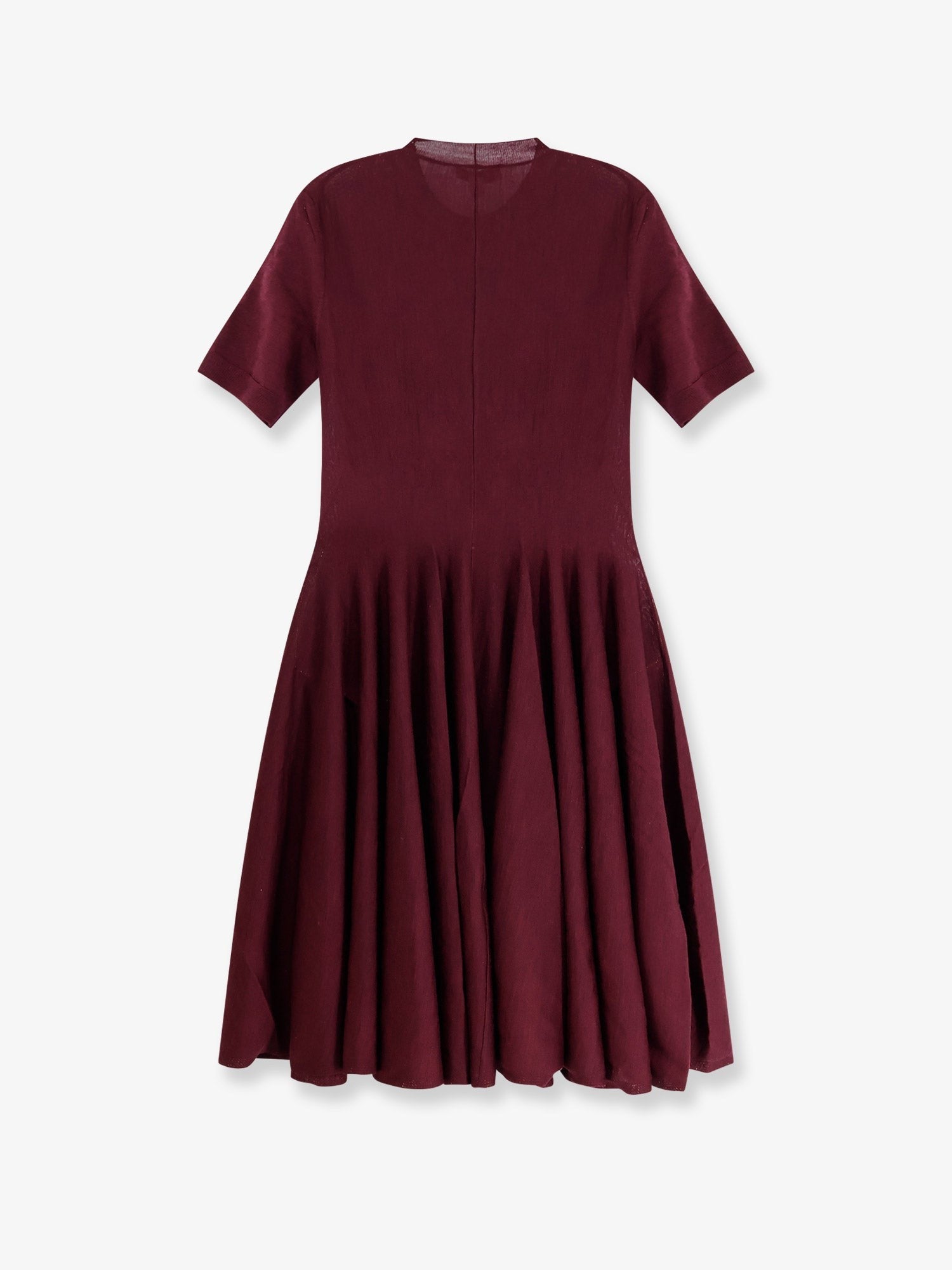 ALAIA Skater virgin wool dress